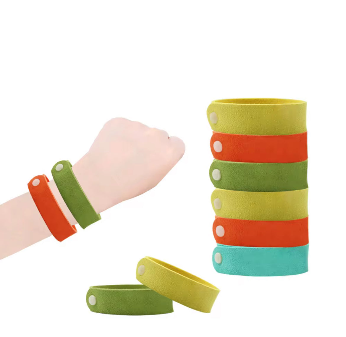 Microfiber Repellent Mosquito Bracelet
