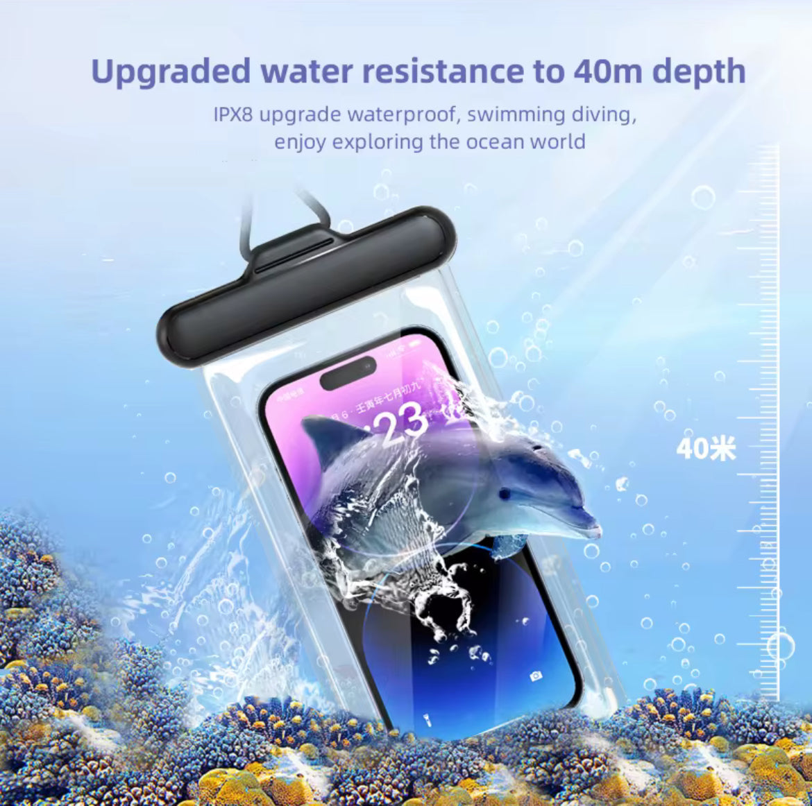 IPX8 Waterproof Phone Case Bag