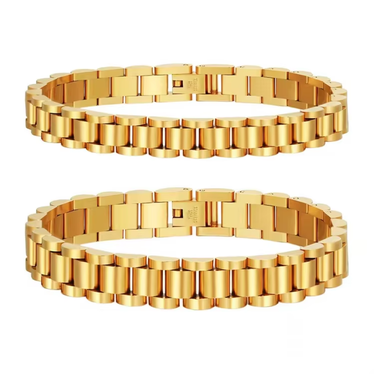 Unisex Gold Chain Bracelet