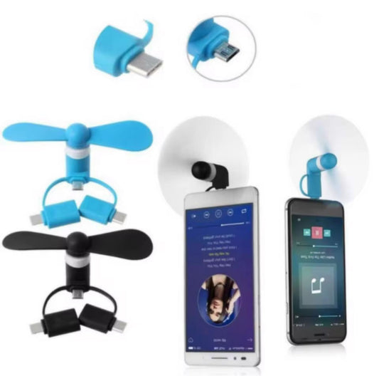 3-in-1 Portable Mini USB Fan