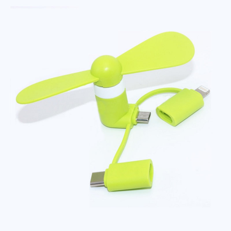 3-in-1 Portable Mini USB Fan