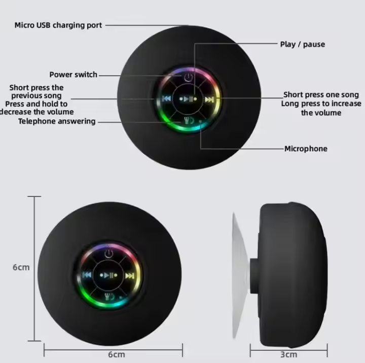 Waterproof Bathroom Speaker