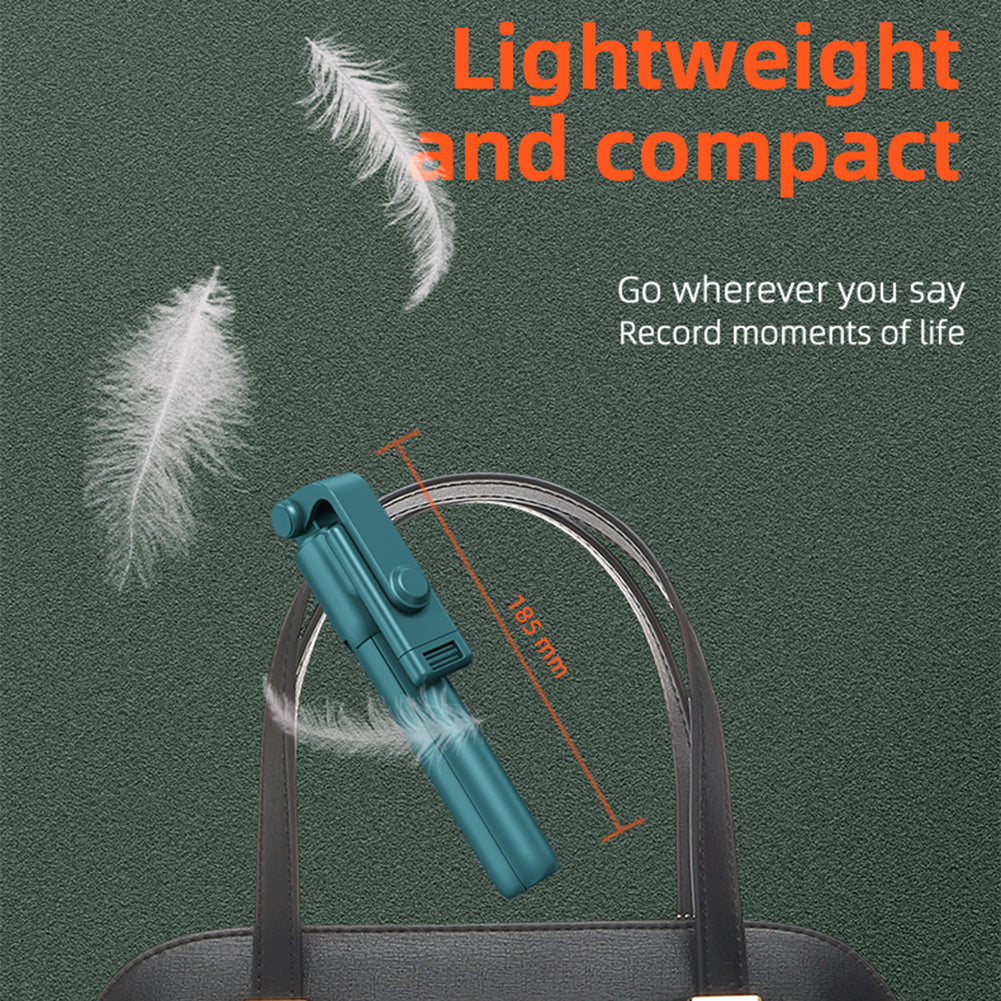 Selfie Stick Tripod with Integrated Lights